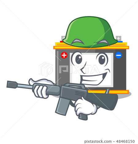 Army accomulator in the a character shape Army accomulator in the a character shape 48468150