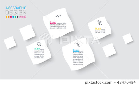 Square infographics on abstract background - Stock Illustration ...
