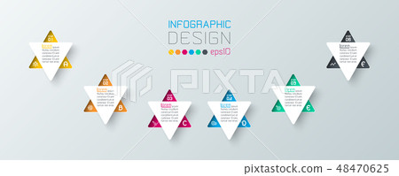 Business infographic with 6 steps. Business infographic with 6 steps. 48470625