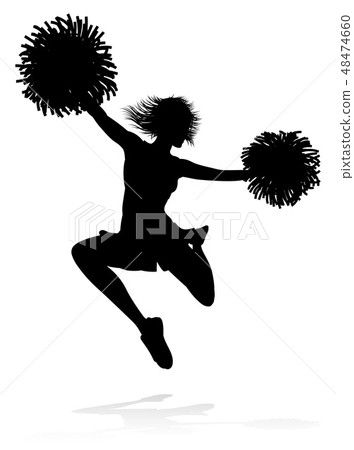 Cheerleader Poms - Stock Illustration [48474660] - PIXTA