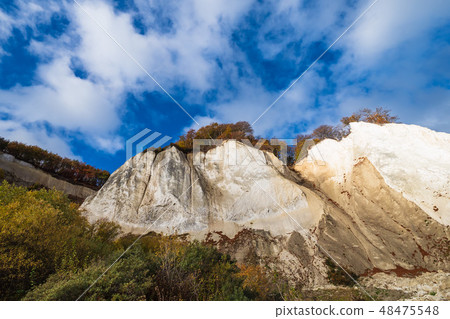 Baltic Sea coast on the island Moen in Denmark 48475548