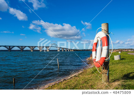 A bridge between Seeland und Moen in Denmark A bridge between Seeland und Moen in Denmark 48475809