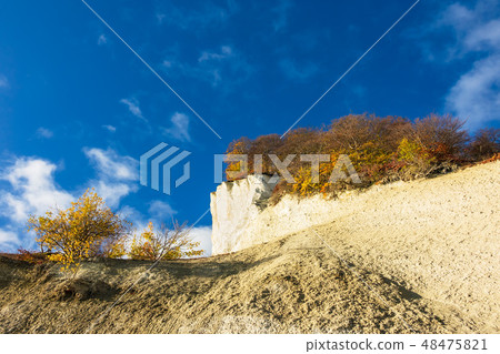 Baltic Sea coast on the island Moen in Denmark Baltic Sea coast on the island Moen in Denmark 48475821
