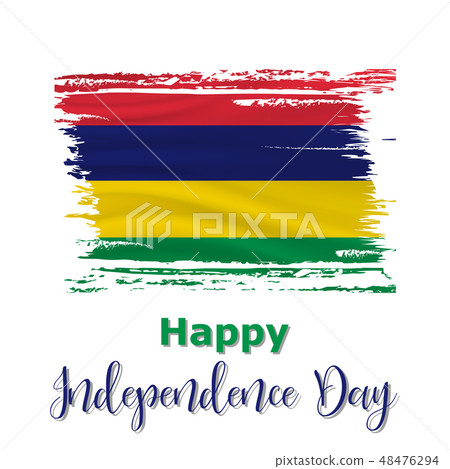 12 March Mauritius Independence Day Background Stock Illustration 48476294 Pixta