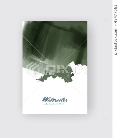 Illustration of painted grunge elements. 48477563
