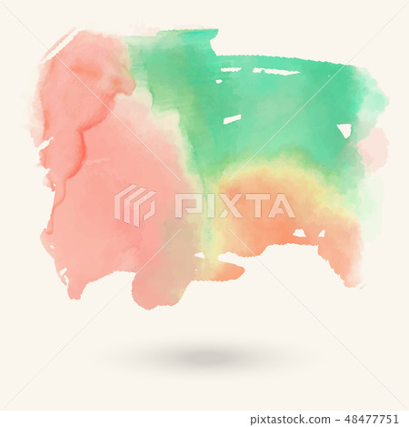 Abstract rainbow watercolor Abstract rainbow watercolor 48477751