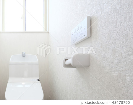 Newly built residential toilet image 48478790