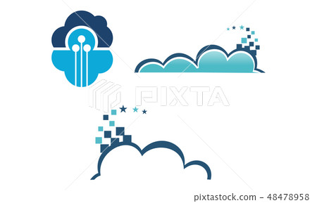 Cloud Technology Template Set 48478958