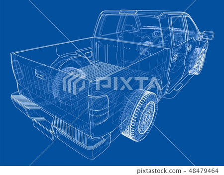 Vector car silhouettes. Rendering of 3d Vector car silhouettes. Rendering of 3d 48479464