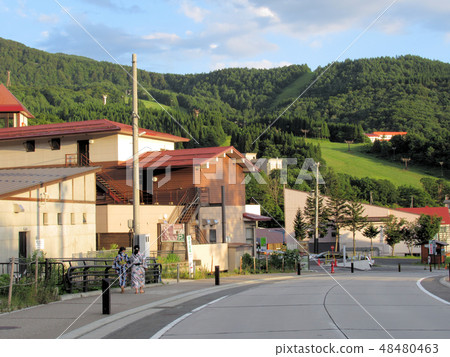與東北，藏王，藏王溫泉和浴衣的女性景觀（2） 48480463