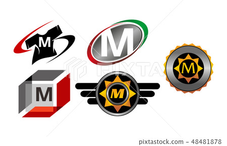 Logotype V Modern Template Set 48481878
