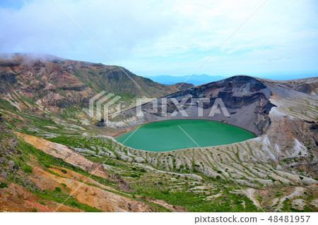 翡翠綠色的鍋(2)從馬背走嚮往東北,藏王,藏王和熊野大道 翡翠綠色的鍋(2)從馬背走嚮往東北,藏王,藏王和熊野大道 48481957
