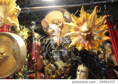 Beautiful Carnival Masks - Venice, Italy Beautiful Carnival Masks - Venice, Italy 48482207