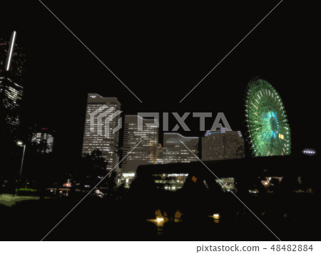 Yokohama night view Yokohama night view 48482884