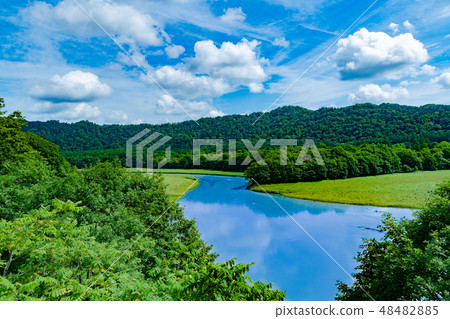 Nature and river Nature and river 48482885