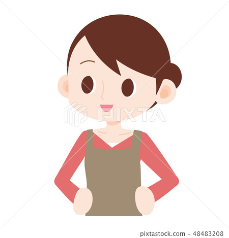 Apron Housewives Handing their Hands on Your Hands 48483208