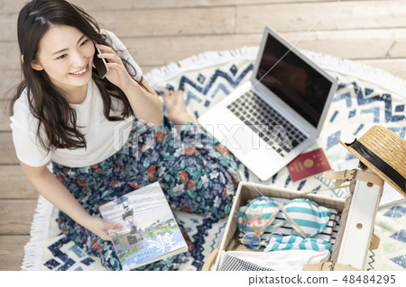 Female lifestyle travel Female lifestyle travel 48484295