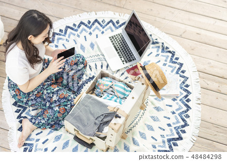 女性生活方式旅行 48484298