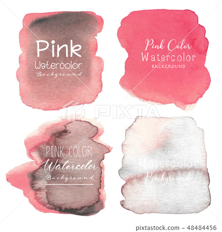 Pink abstract watercolor background. Pink abstract watercolor background. 48484456