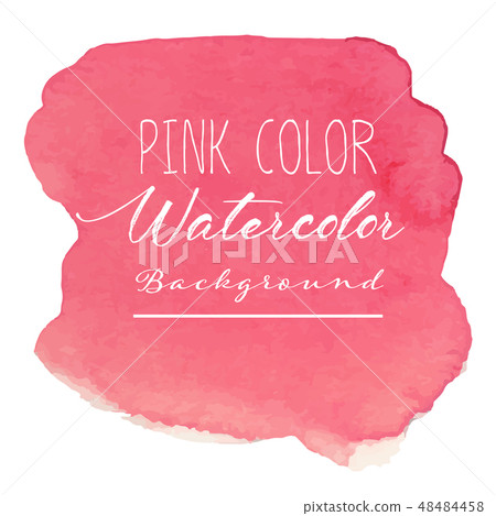 Pink abstract watercolor background. 48484458