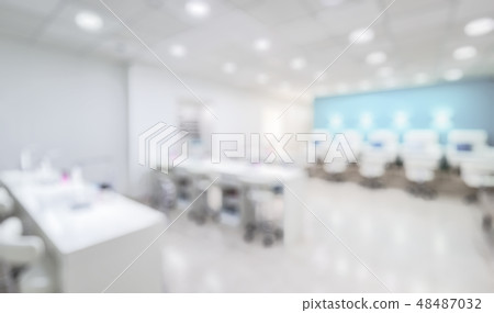 Nail salon interior as creative blur background 48487032