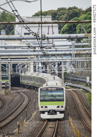 [山手線E231系列西日暮里站] 48487575