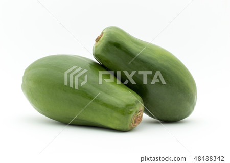 青木瓜藍色番木瓜：綠色番木瓜 48488342