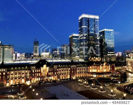Japan's proud name architecture! Tokyo Station Marunouchi Station building 48489827