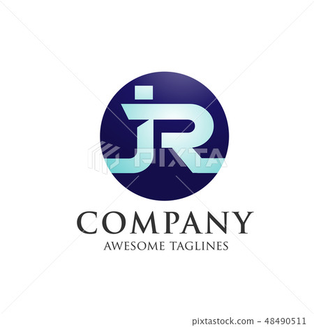 creative letter JR logo concept creative letter JR logo concept 48490511