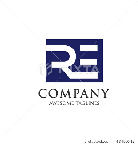 creative letterER logo concept 48490512
