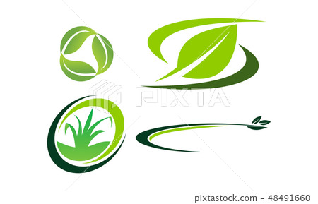 Green Project Template Set - Stock Illustration [48491660] - PIXTA