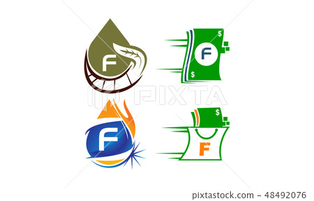 Logotype F Modern Template Set Logotype F Modern Template Set 48492076