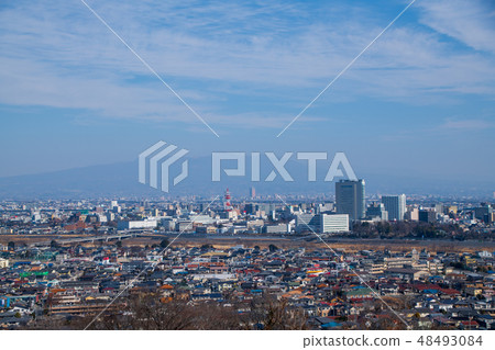 群馬縣觀音山高崎市的風景 48493084