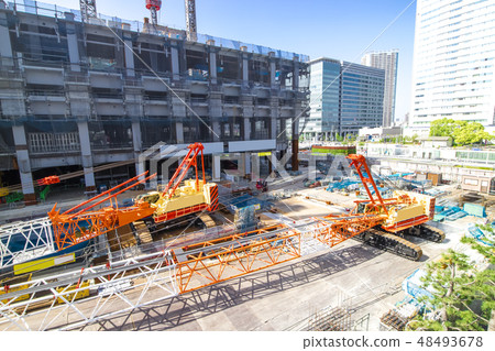 Construction site of condominium / building Construction site of condominium / building 48493678