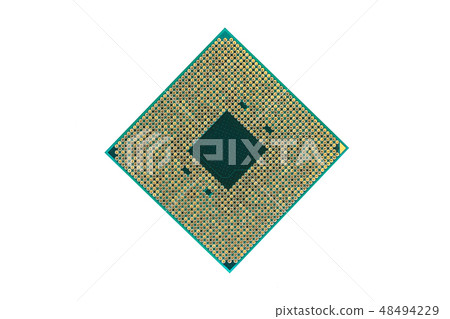 Central processing unit, CPU isolated on white  48494229