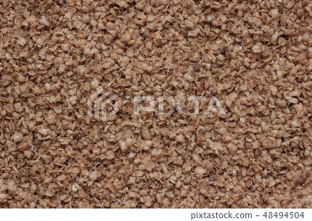 Buckwheat flakes, background texture Buckwheat flakes, background texture 48494504