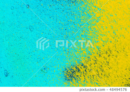 metal blue with yellow paint. background, texture metal blue with yellow paint. background, texture 48494576