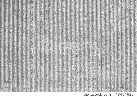 White wall with decorative plaster vertical stripe White wall with decorative plaster vertical stripe 48494623