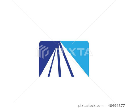 pyramid logo and symbol Business abstract  48494877