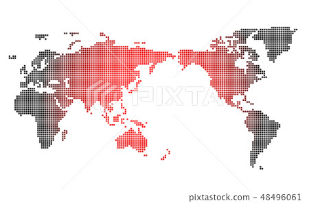 Mosaic world map Wold Map Mosaic world map Wold Map 48496061