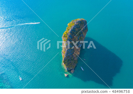 aerial view Ma Tang Ming island in Krabi 48496758