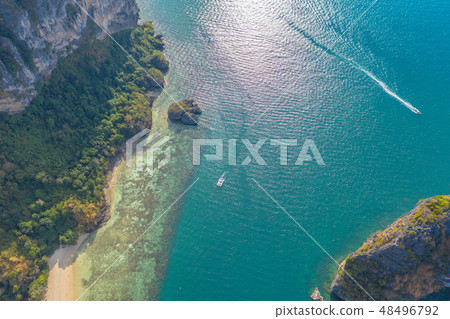 Strait of the Poda island and Ma Tang Ming island Strait of the Poda island and Ma Tang Ming island 48496792