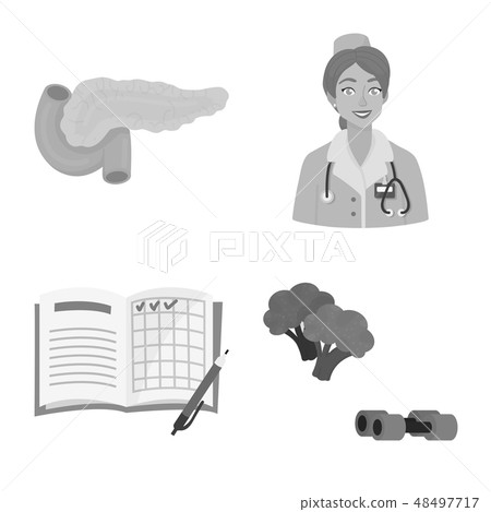 Vector illustration of health and diet sign. Set of health and disease stock vector illustration. Vector illustration of health and diet sign. Set of health and disease stock vector illustration. 48497717
