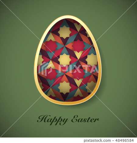 Easter background easter eggs spring collection 48498584