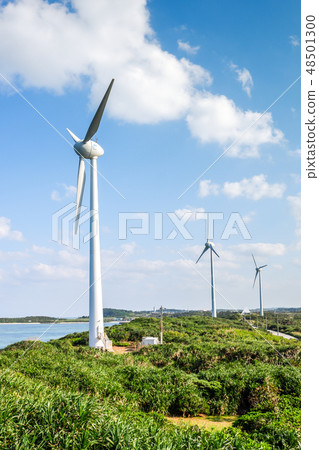 Wind power windmill of Nishihei Azaki Wind power windmill of Nishihei Azaki 48501300
