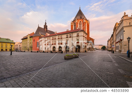 Krakow Small Market in the morning. Krakow Small Market in the morning. 48503890