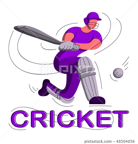 Cricket batsman flat 48504856