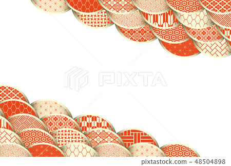 Japanese Pattern Background New year's background 48504898