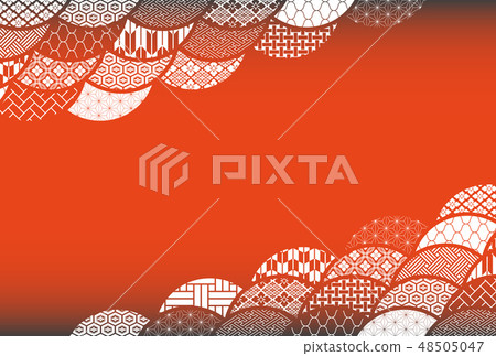 Japanese Pattern Background New year's background 48505047