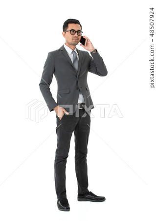 Young business man isolated 48507924
